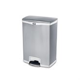 Front Step Stainless SlimJim Waste Can 4gal