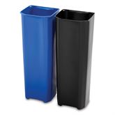 Front Step SlimJim Resin Dual Liner Black/Blue 24gal