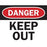 Safety Sign Inserts 9"W x 12.37"H Danger Keep Out