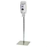 Purell Floor Stand Station - 16"W x 16"D x 57"H Stainless Steel