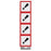 GHS Acute Toxic Labels 2" - Paper