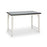 48"W x 30"L Flat Surface Accessioning Bench With Glides
