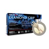 Diamond Grip Powder Free Latex Exam Gloves Large