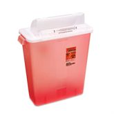 Lockable Sharps Container 3 Gallon - 12.4375"W x 5.9375"D x 13.5"H