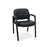 Leather Executive Side Chair with Padded Arms Leg Base