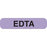 Heme/Coag Labels EDTA" - Lavender with black text - 1.625"W x 0.375"H