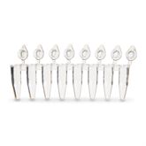 8-Strip Robust PCR Tubes Flat Cap - Clear