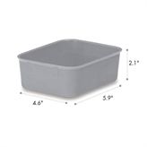 Freezer-Safe Storage Box 4.9"W x 6.3"L x 2.1"H