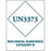 Transport Labels UN3373 BIOLOGICAL SUBSTANCE CATEGORY B" Label - 3"W x 4"H