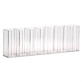 Multi-Place Media Dish Holder Seven-Place - 28"W x 4"D x 9"H