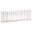 Multi-Place Media Dish Holder Seven-Place - 28"W x 4"D x 9"H