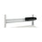 60"W Table Accessories Bin Rail for Double Bay Uprights