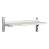 60"W Table Accessories Steel Shelf with Lip for Double Bay Uprights