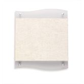 Tack Board with Frame Tack Board with Frost Frame - Overall: 19"L x 16"W - Tack board area: 13"L x 16"W