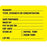Reagent Labels REAGENT:__ TITER, STRENGTH OR CONCENTRATION:__ DATE PREPARED:__" - Yellow with black text - 2.625"W x 2"H
