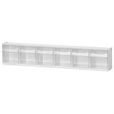 Multi-Bin Unit 6-Bin Unit - Bin Size: 3.5"W x 2.5"D x 3.75"H