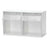 Multi-Bin Unit 2-Bin Unit - Bin Size: 10.75"W x 8.75"D x 13"H