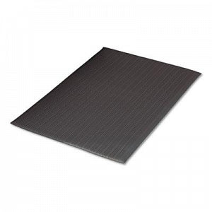 Millennium Mat Company AirStep Anti-Fatigue Mats - Air Step Anti-Fatigue Mat, Polypropylene, 36" x 144", Black - 24031202