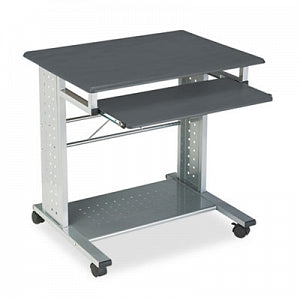 Mayline Eastwinds Series Empire Mobile PC Stations - Empire Mobile PC Cart, Anthracite, 29-3/4"w x 23-1/2"d x 29-3/4"h - 945-ANT