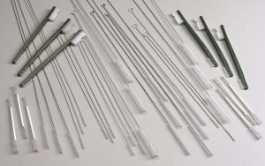 Justman Brush Nylon Laparoscopic Instrument Brushes - Laparoscopic Instrument Brush, 3/16" Diameter, 16" Long - 1212-1