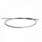 Justman Brush Company White Nylon Bent Tube Brush - White Nylon Bent Tube Brush with Fan Tip, 41" Overall Length, 7/8" Dia. - 1250