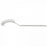 Midland Sci Flask Brush Volumetric - White Nylon Volumetric Flask Brush, 1-1/2" Dia. x 14" Overall Length - 1790-2N