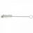 Midland Sci TstTbe Brush WhtBris FnTp - White Bristle Test Tube Brush with Fan Tip, 3/4" Dia. x 10" Overall Length - 1833
