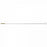 Justman Brush White Nylon Buret Brush - White Bristle Buret Brush with Fan Tip, 1/2" Dia. x 30" Overall Length - 1839