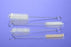 Midland Sci 10in Fan Tip Brushes - White Bristle Test Tube Brush with Fan Tip, 1-3/8" Dia. x 10" Overall Length - 1841