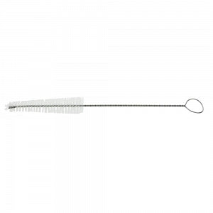 Justman Brush Company Centrifuge Brush With Fan Tip - White Nylon Centrifuge Brush with Fan Tip, 3/8" Dia. x 9" Overall Length - 1851WN