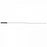 Justman Nylon Buret Brush W/Fan Tip - Black Nylon Buret Brush with Fan Tip for 25-50 mL Burets, 36" Overall Length - 3614