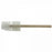 Justman Brush with Hard Wood Handle and Double Tufted End - White Nylon Beaker Brush with Hardwood Handle and Heavy Double Tufted End, 12" Overall Length - 4116N