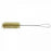 Midland Sci 1-3/4x4-1/2in Brush Wht Fn Tip - White Bristle Bottle Brush with Fan Tip, 11" Overall Length x 1-3/4" Diameter - 5220