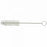 Justman White Polyester Brush W/Radial Tip - White Polyester Test Tube Brush with Radial Tip, 10" Overall Length x 1-3/8" Diameter - 5305