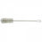 Justman White Polyester Brush W/Radial Tip - White Polyester Cylinder Brush with Radial Tip, 20" Overall Length x 2-3/8" Diameter - 5308