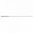 Justman White Polyester Narrow Brush - White Polyester Narrow Tube Brush, 12" Overall Length x 1/2" Diameter - 5309