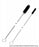 Justman Brush Company 36" Stiff Nylon Tube Brushes - Stiff Black Nylon Tube Brush, 1-3/4" Diameter, 36" Length - 715735