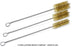Midland Sci Wire Tube Brush Brass - Brass Wire Tube Brush, 12" Overall Length x 1" Diameter, 0.008 Fill - 719287
