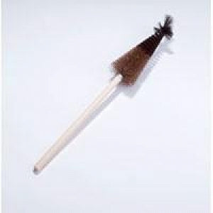 Justman Brush Company Corn Brush With Double Fan Tip - Horse Hair / Brown Nylon Cone Brush with Double Fan Tip, 36" Overall Length - 730245