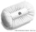 Midland Sci Oval Tank Brush - Oval Tank Brush, White - 910972