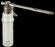 Micromedics Glass Nasal Atomizers - Clear Glass Atomizer with Metal Top - DV-163