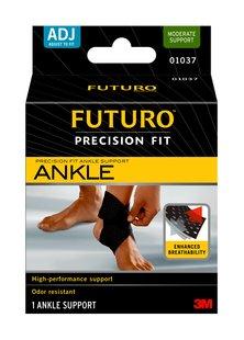 Black FUTURO Adjustable Ankle Support by 3M Healthcare