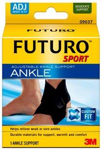 Black FUTURO Sport Adjustable Ankle Support by 3M Healthcare