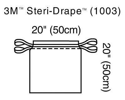 3M Healthcare Steri-Drape Isolation Bag 1003 - BAG, STERIDRAPE, ISOLATION 20" X 20" - 1003
