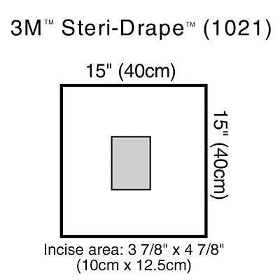 Steri-Drape with Incise Film and Pouch by 3M Healthcare