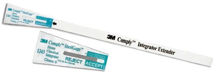 3M Healthcare Comply SteriGage Steam Chem Integrator b - INTEGRATOR, CHEMICAL, STERIGAGE, 500/PK - 1243A