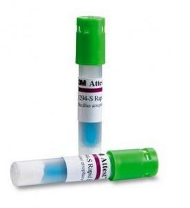 3M Healthcare Attest Rapid Readout Bio Indicator: EO (Ethylene Ox) Sterilizer - Attest Biological Indicator for EO with Green Cap, Rapid Readout, 4-hr - 1294