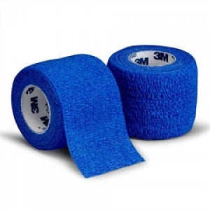 3M Coban Self-Adherent Wrap - 3M Coban Self-Adherent Wrap 1582B, Nonsterile, Blue, 2" x 5 yd. - 1582B