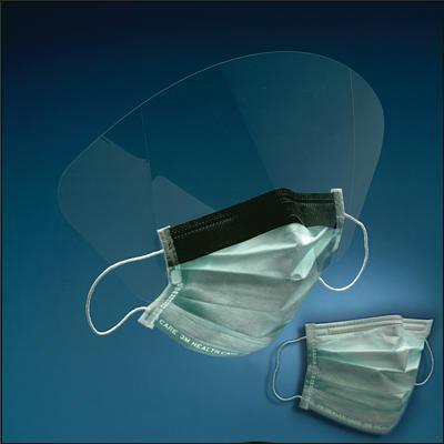 3M Healthcare High-Fluid-Resistance Procedure Mask with Ear Loops, Light Green