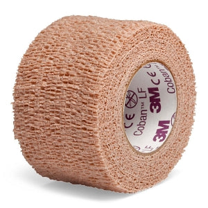 3M Coban Self-Adherent Wrap with Hand Tear - 3M Coban Self-Adherent Wrap with Hand Tear 20815, Not Made with Natural Rubber Latex, Nonsterile, Tan, 1.5" x 5 yd. - 20815
